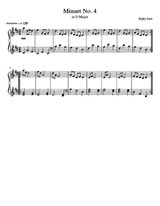 Minuet in D Major No.4
